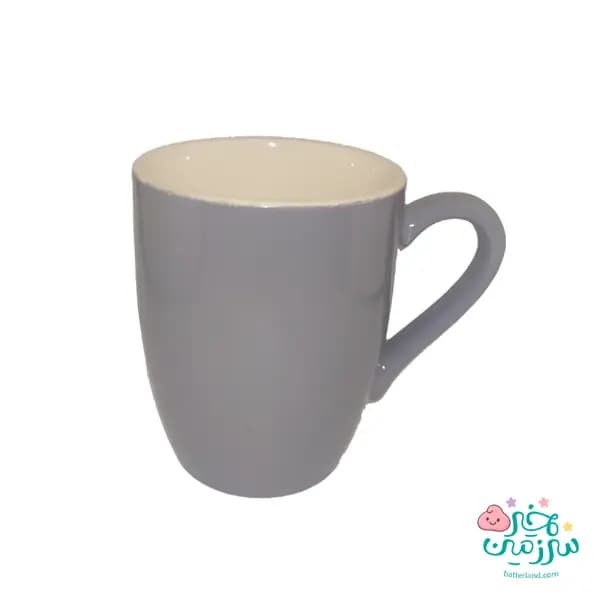 لیوان ماگ چینی خاکستری