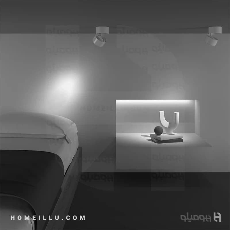 چراغ سقفی فکی COB استوانه روکار 12 وات JT19 — تصویر ۴