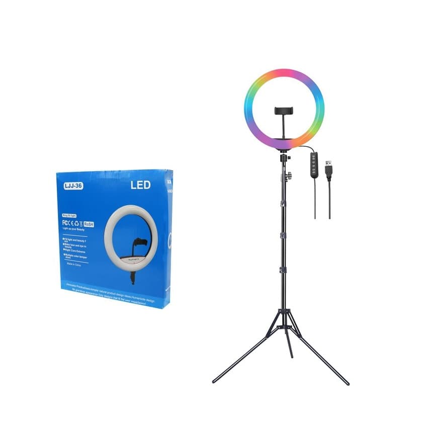 رینگ لایت + پایه LJJ-36 14inch