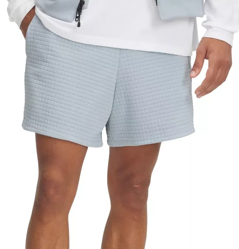 شلوارک مردانه آندر آرمور Under Armour Unstoppable Fleece Grid طوسی