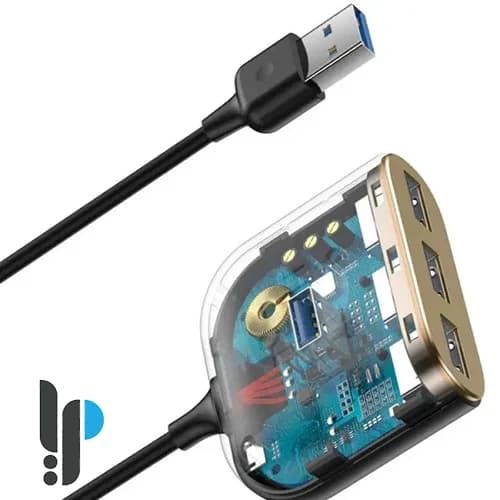 هاب 4 پورت USB 3.0 بیسوس مدل Baseus CAHUB-AY — تصویر ۳