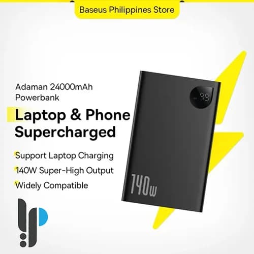 پاوربانک 140 واتی بیسوس مدل Baseus Adaman P100215811 ظرفیت 24000 میلی آمپر — تصویر ۸