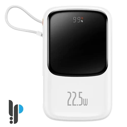 پاوربانک 22.5 واتی بیسوس مدل Baseus Qpow Pro ظرفیت 10000 میلی آمپر با کابل Type-C