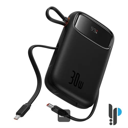 پاوربانک 30 واتی بیسوس مدل Baseus Qpow2 P10055009 با 2 کابل Type-C ظرفیت 20000 میلی آمپر — تصویر ۷