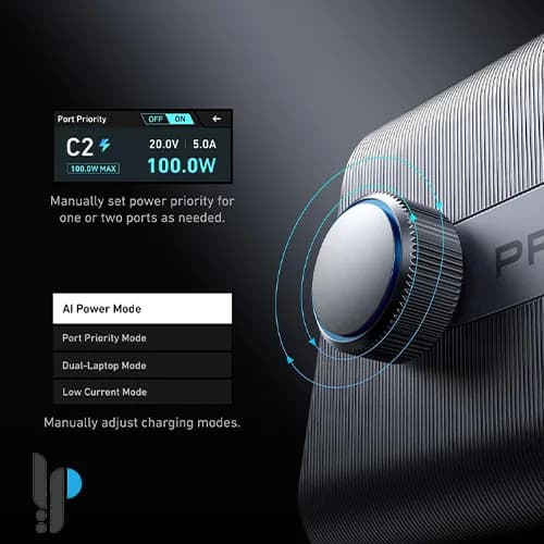 شارژر رومیزی 6 پورت 250 واتی انکر مدل Anker Prime A2345 — تصویر ۴