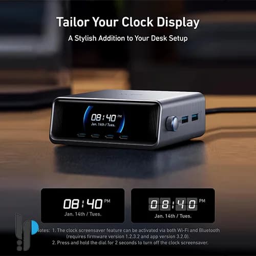شارژر رومیزی 6 پورت 250 واتی انکر مدل Anker Prime A2345 — تصویر ۷