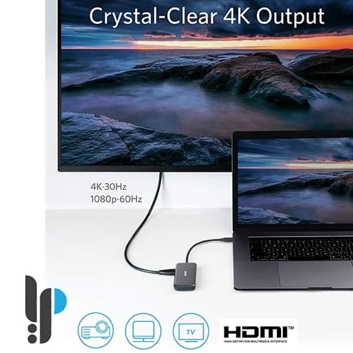 هاب 5 پورت USB-C انکر Anker PowerExpand A8334 — تصویر ۳