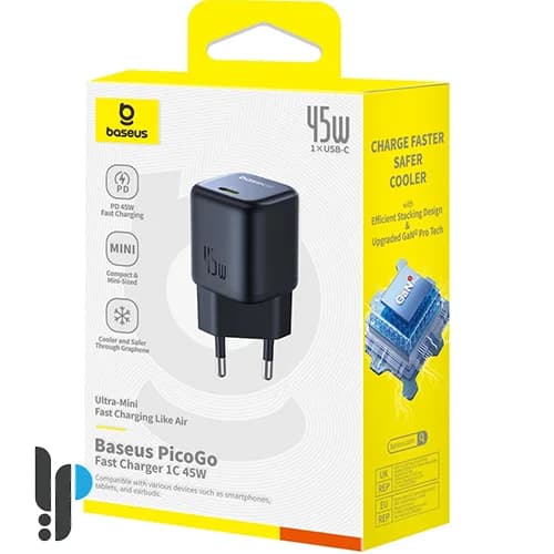 شارژر دیواری 45 واتی بیسوس مدل Baseus PicoGo P101176800 — تصویر ۸