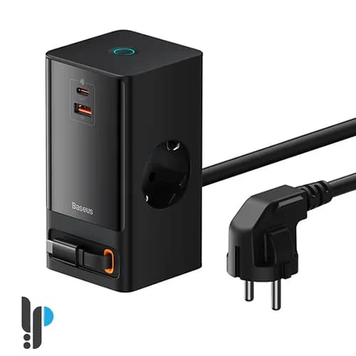 هاب شارژر 5 پورت 65 وات بیسوس مدل baseus PowerCombo PSLR000301 — تصویر ۸
