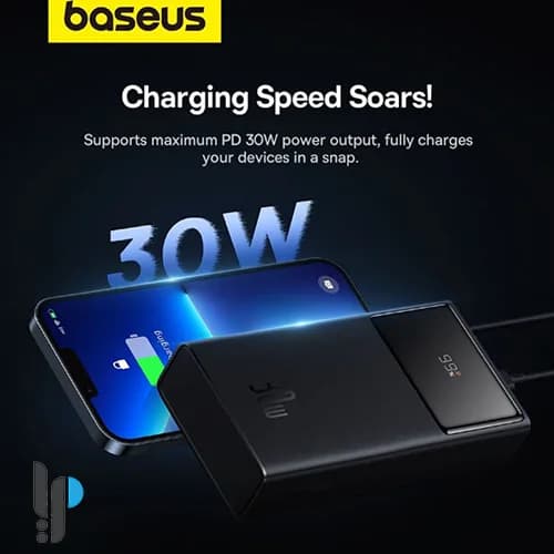 پاوربانک 30 واتی بیسوس مدل Baseus Star-Lord P10022907 ظرفیت 10000 میلی آمپر — تصویر ۵