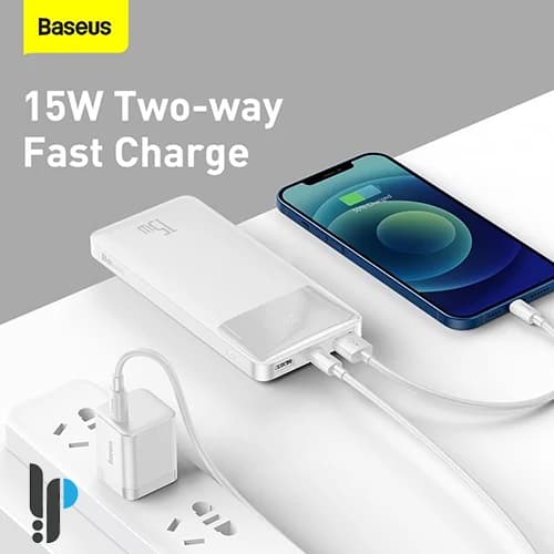 پاوربانک 15 واتی بیسوس مدل Baseus Bipow ظرفیت 10000 میلی آمپر — تصویر ۳