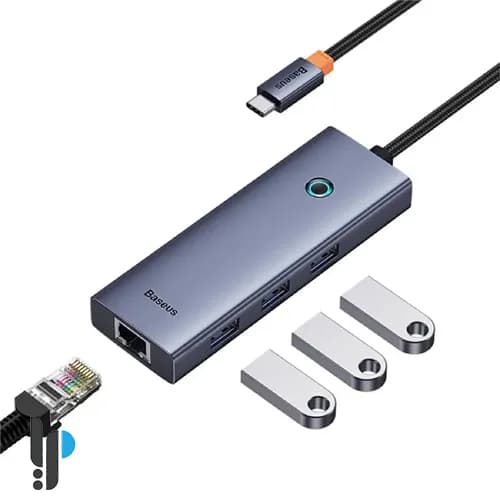 هاب 4 پورت USB-C بیسوس مدل Baseus UltraJoy B0005280A813-00 — تصویر ۶