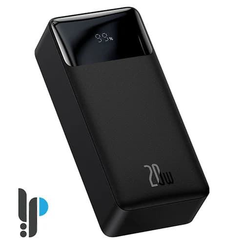 پاوربانک بیسوس مدل Bipow Digital Display 20W ظرفیت 30000 میلی آمپر ساعت