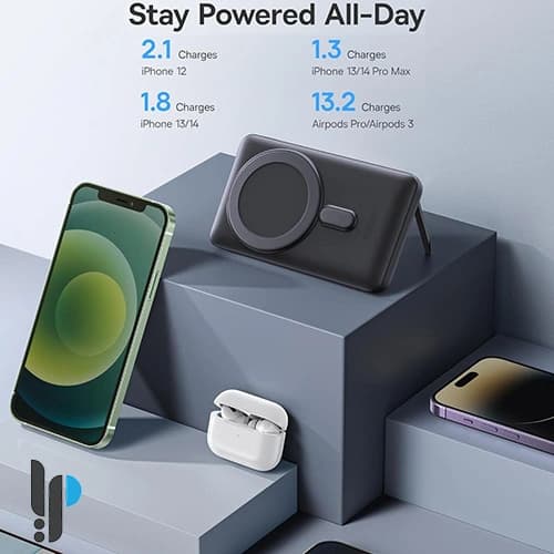 پاوربانک 20 واتی بیسوس مدل Baseus Magnetic Bracket PPCX0002 ظرفیت 10000 میلی آمپر — تصویر ۲
