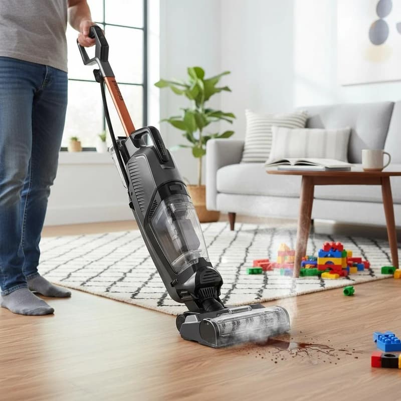 جاروبرقی مخزندار بیسل مدل CROSSWAVE HYDROSTEAM bissell بیسل مدل 2571K — تصویر ۴