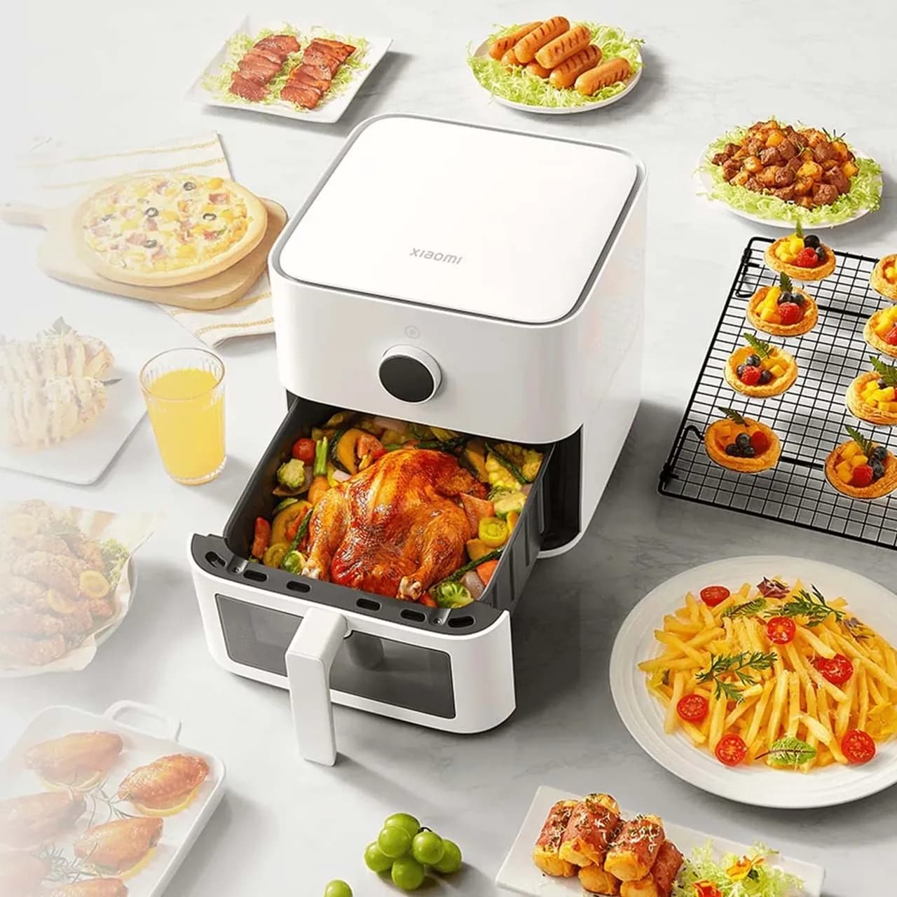 هواپز هوشمند شیائومی مدل Smart Air Fryer MAF15 – سفید — تصویر ۵