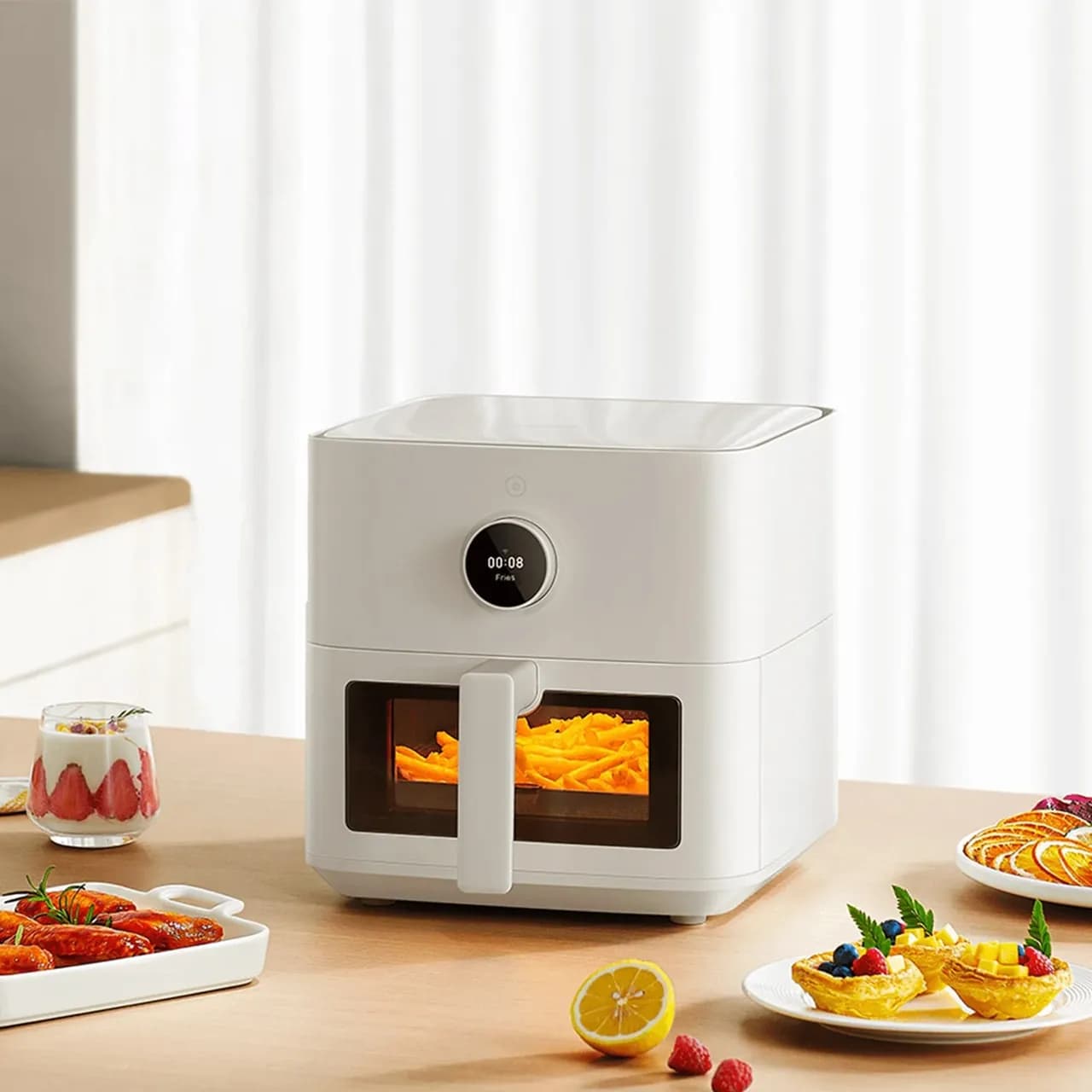 هواپز هوشمند شیائومی مدل Smart Air Fryer MAF15 – سفید — تصویر ۴