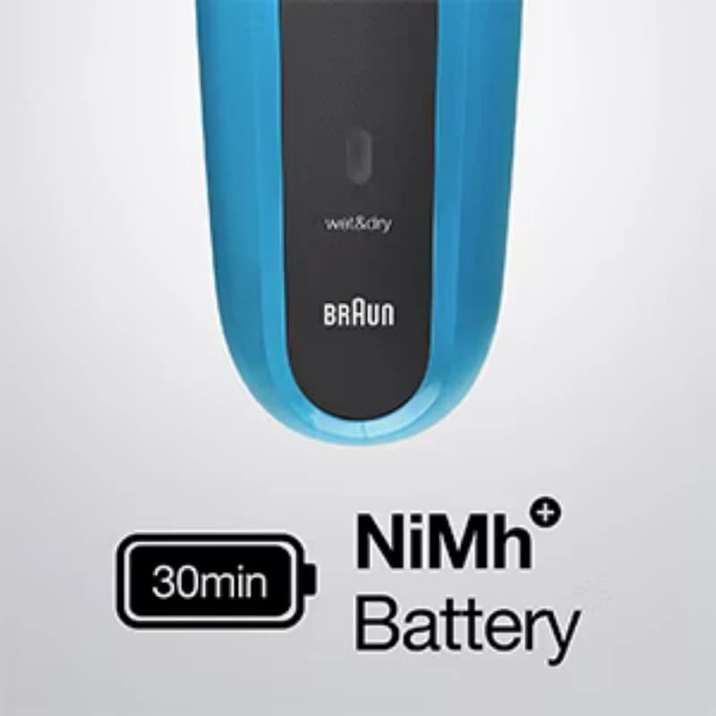 ماشین اصلاح موی صورت شارژی براون مدل 310BT BRAUN — تصویر ۴