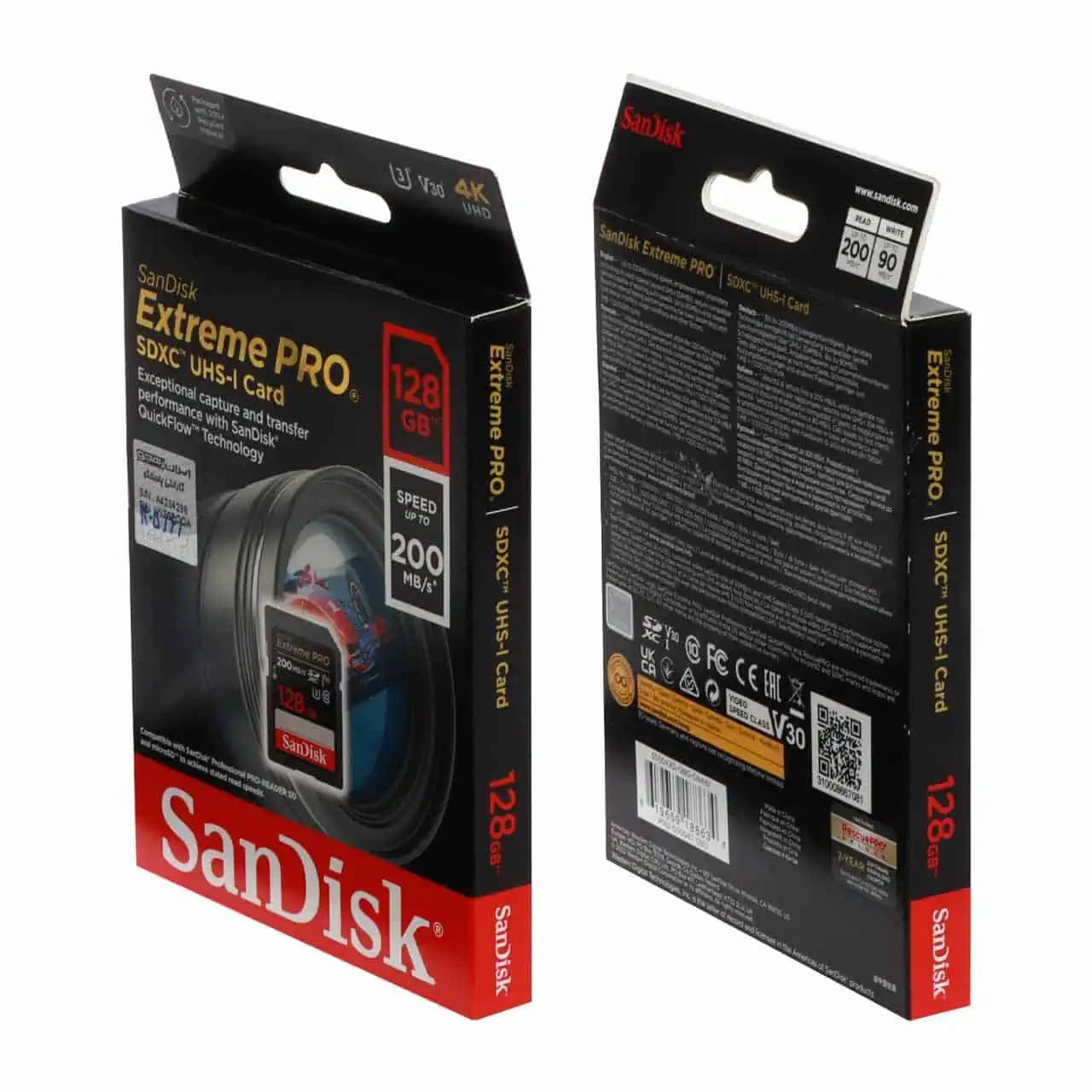 کارت حافظه SDXC سن دیسک مدل Extreme Pro UHS-I U3 ظرفیت 128 گیگابایت — تصویر ۵