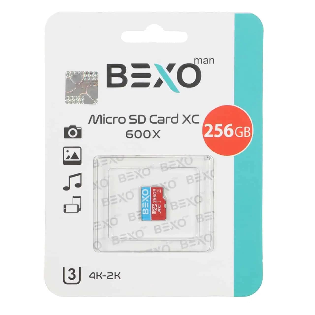کارت حافظه microSDXC بکسو مدل Extra 600X UHS-I U3 ظرفیت 256 گیگابایت