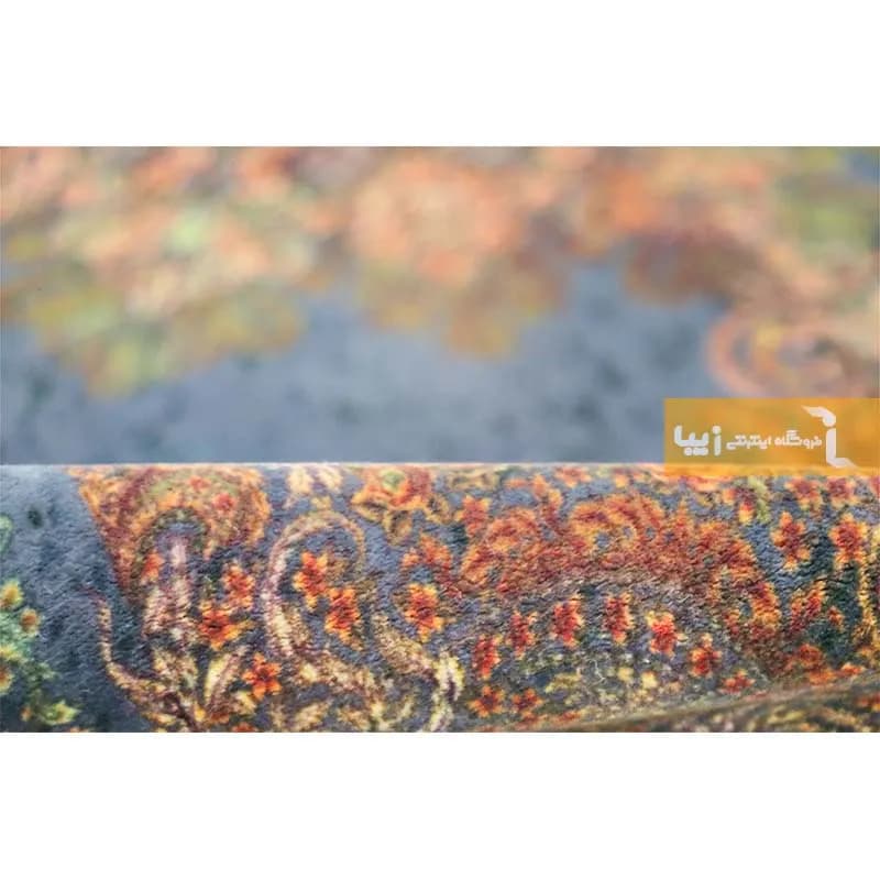 فرش سرمهای طرح آزوریت 1200 شانه — تصویر ۶