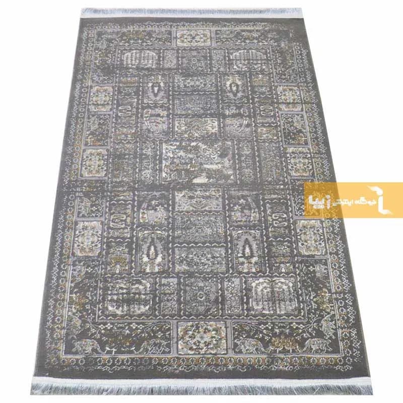 فرش طوسی طرح روهام 480 شانه — تصویر ۳