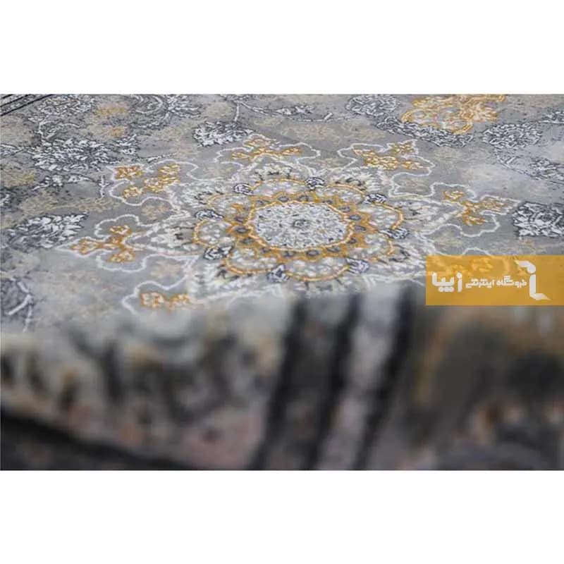 فرش طوسی طرح خطیبی 700 شانه — تصویر ۷