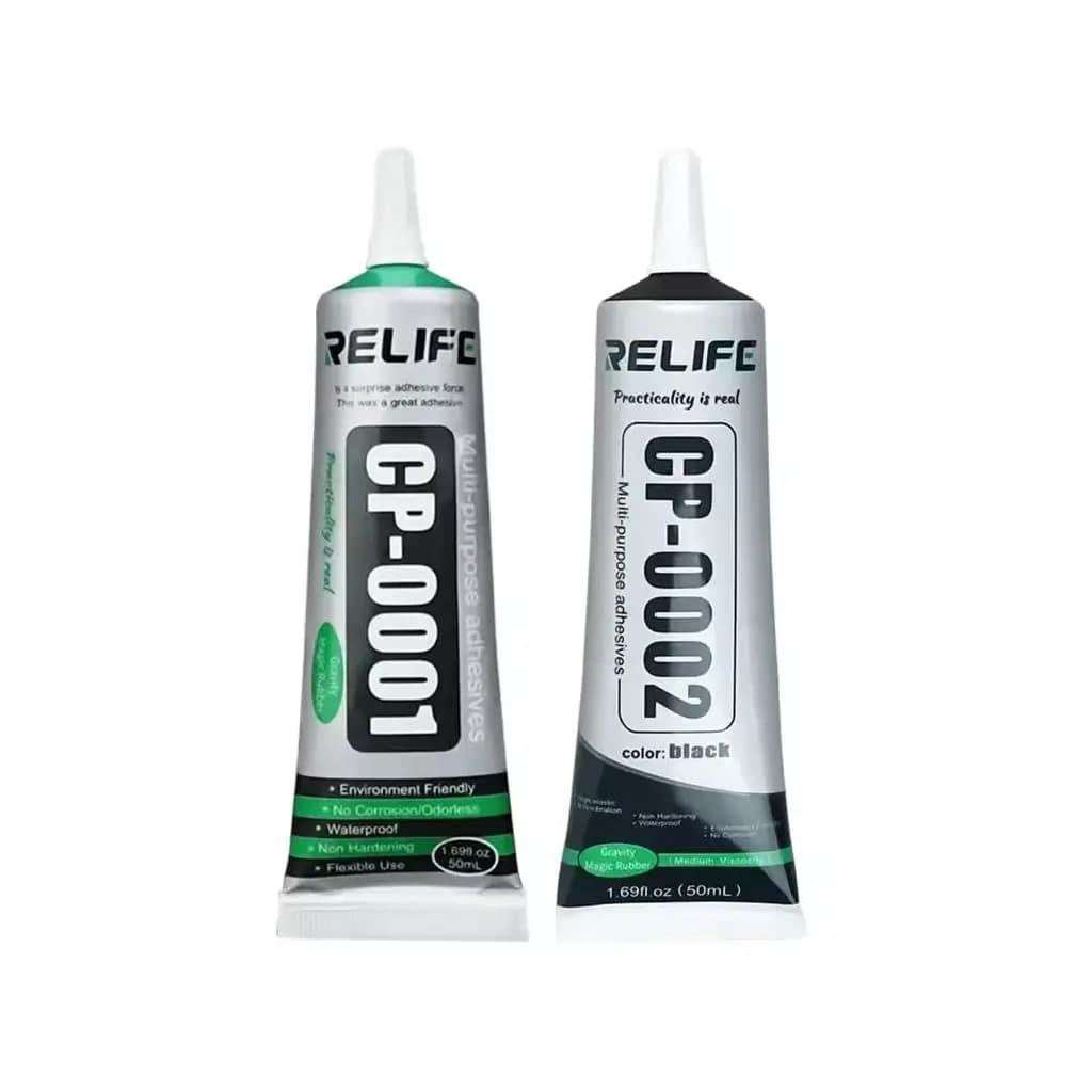 چسب مشکی و شفاف Relife CP-0001 – CP-0002 حجم 50 میل
