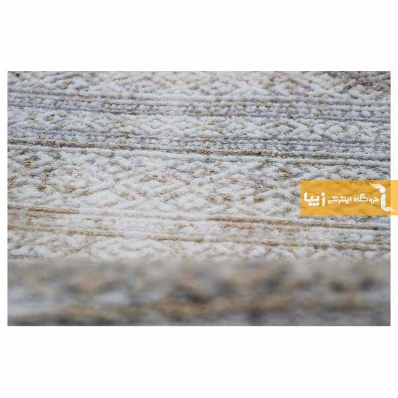 فرش گرد طوسی طرح مراکش — تصویر ۵