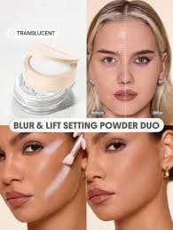پودر فیکس دو طبقه بلور لیفت شیگلم tranlucent — تصویر ۲