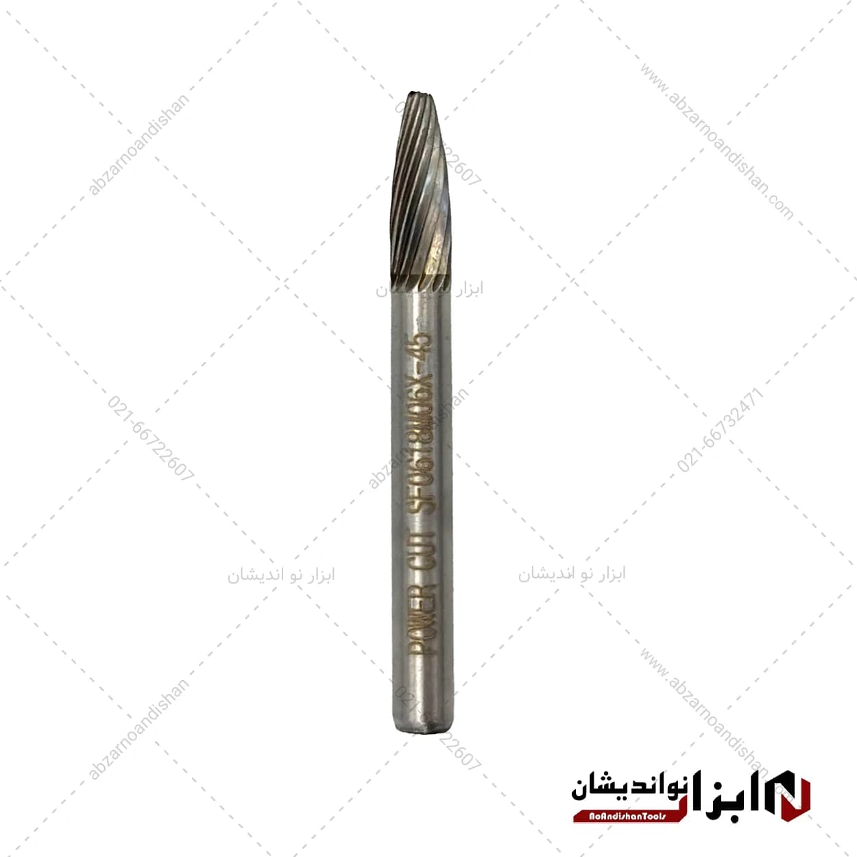 فرز فرم تک شیار کله قندی SF سایز 6 | پاور کات