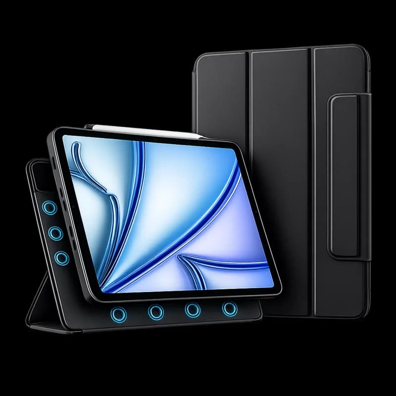 اسمارت فولیو آیپد ایر 7 | 11 اینچ | 2025 | M3 | جای قلم | مدل 360 | برند زوند