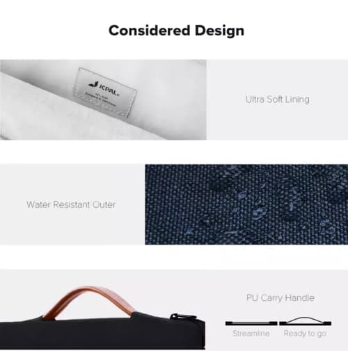 کیف مک بوک 13 و 14 اینچ مدل Essential Sleeve برند جی سی پال — تصویر ۷