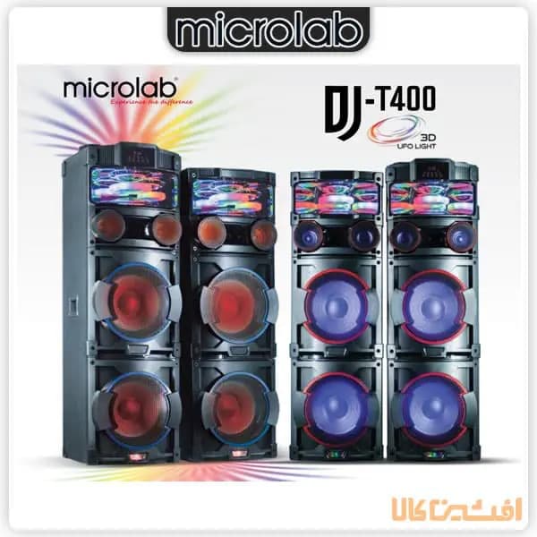اسپیکر میکرولب مدل DJ-T400 3D UFO LIGHT — تصویر ۳