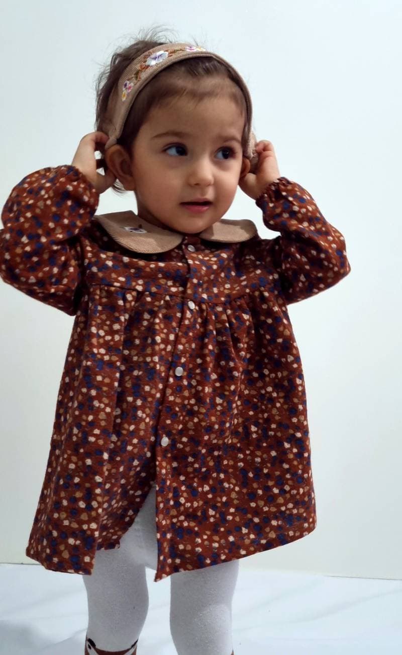 ست پیراهن و هد فلاورز دخترانه شیککو تا دو سال — تصویر ۶