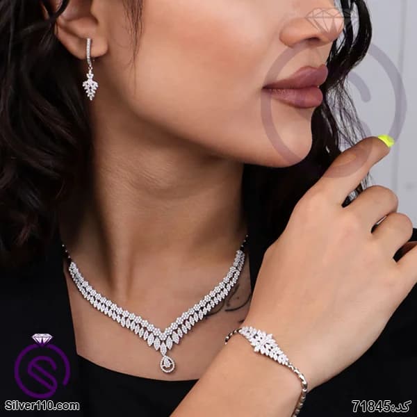 سرویس نقره زنانه کد 71845 — تصویر ۳