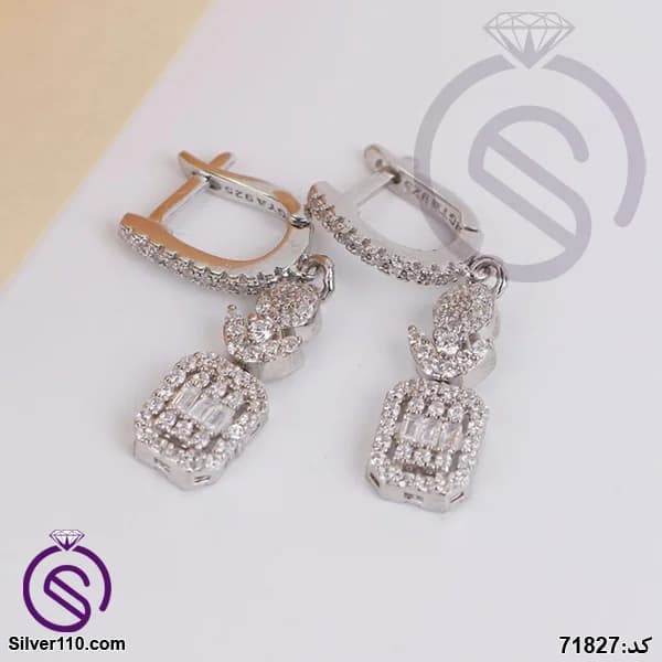 سرویس نقره زنانه مستطیل کد 71827 — تصویر ۳