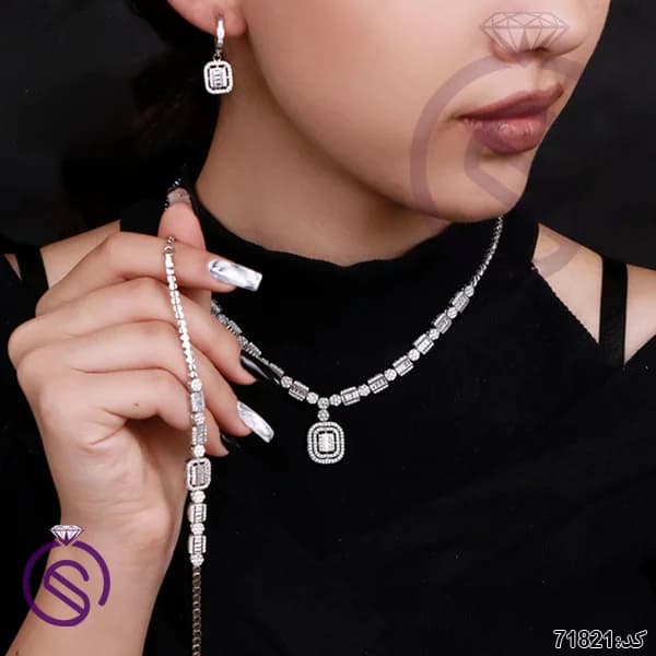 سرویس نقره زنانه کد 71821 — تصویر ۲