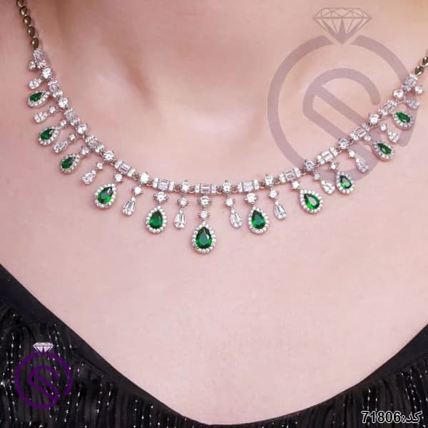 سرویس نقره زنانه نگین کریستال کد 71806 — تصویر ۶