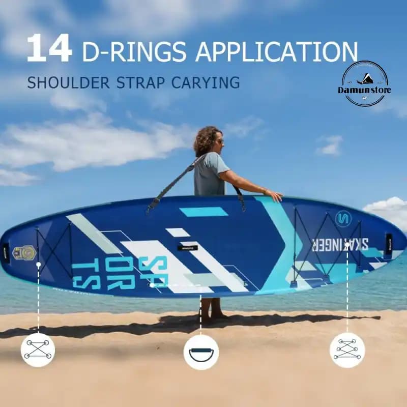 پدل بورد بادی اسکاتینجر اسپورت بلو SKATINGER sports blue — تصویر ۲