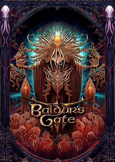 متال پوستر بازی Baldur’s Gate کد N701