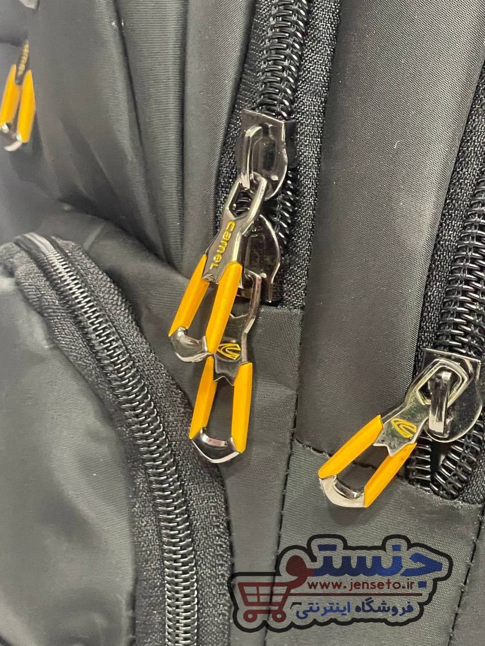 کوله پشتی اسپرت لپ تاپی خارجی camel حرفه ای (کیف مدرسه) کد 1402209 — تصویر ۳