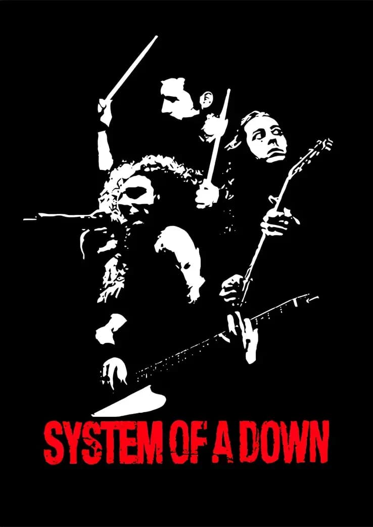 متال پوستر System of a Down کد N613