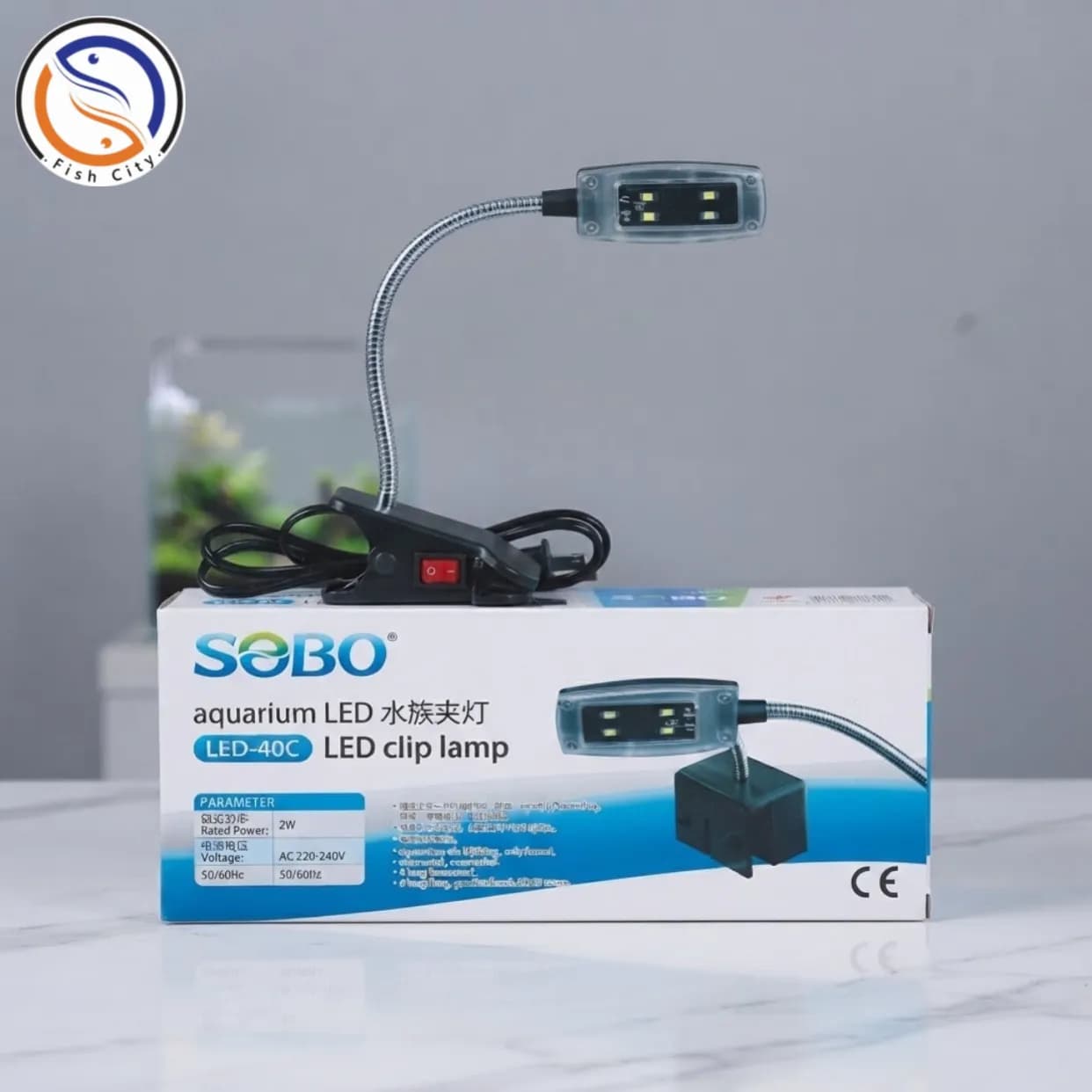 ال ای دی پایه دار اکواریوم برند سوبو مدل LED-40C