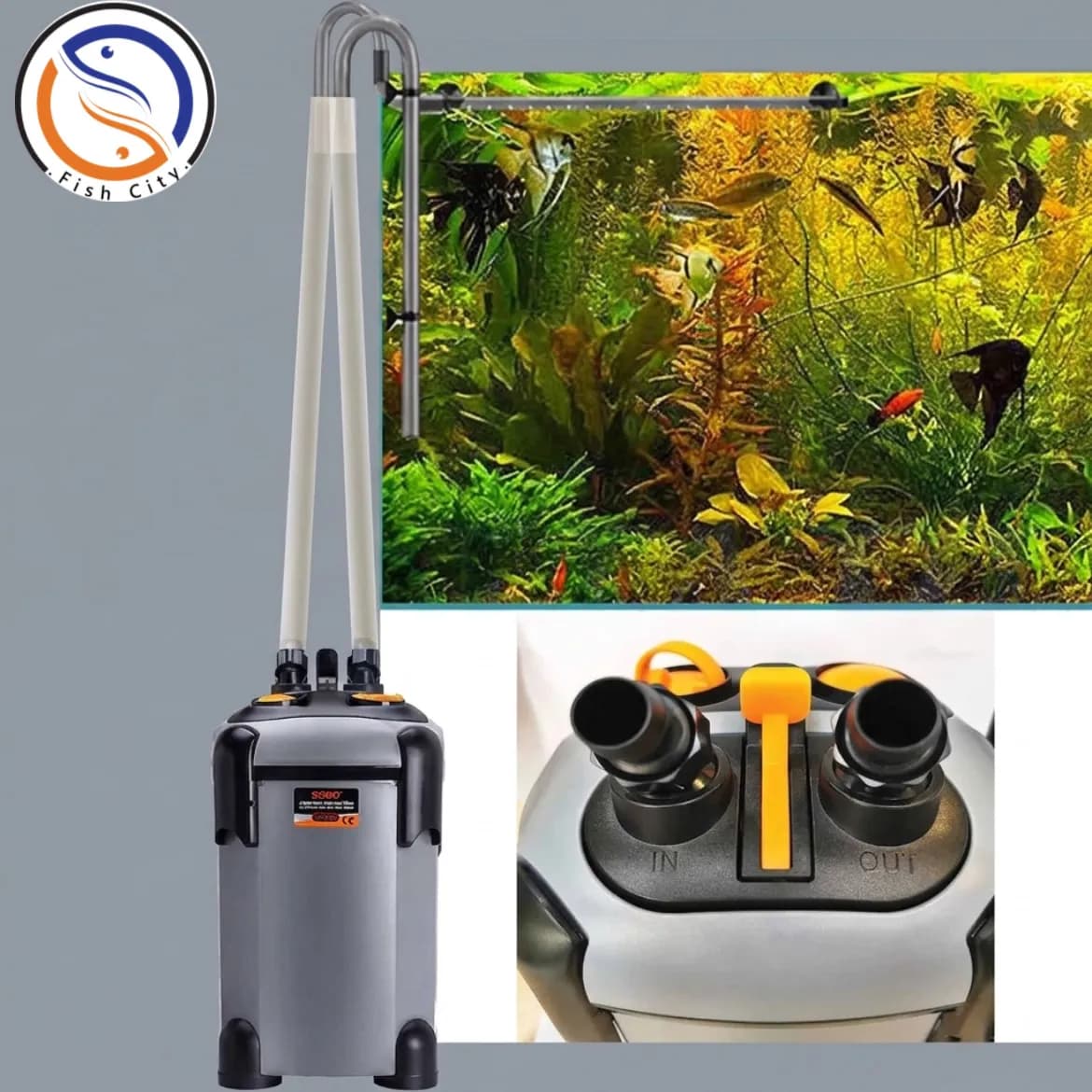 فیلتر سطلی آکواریوم سوبو مدل یو وی دار SF-1500F-UV — تصویر ۶