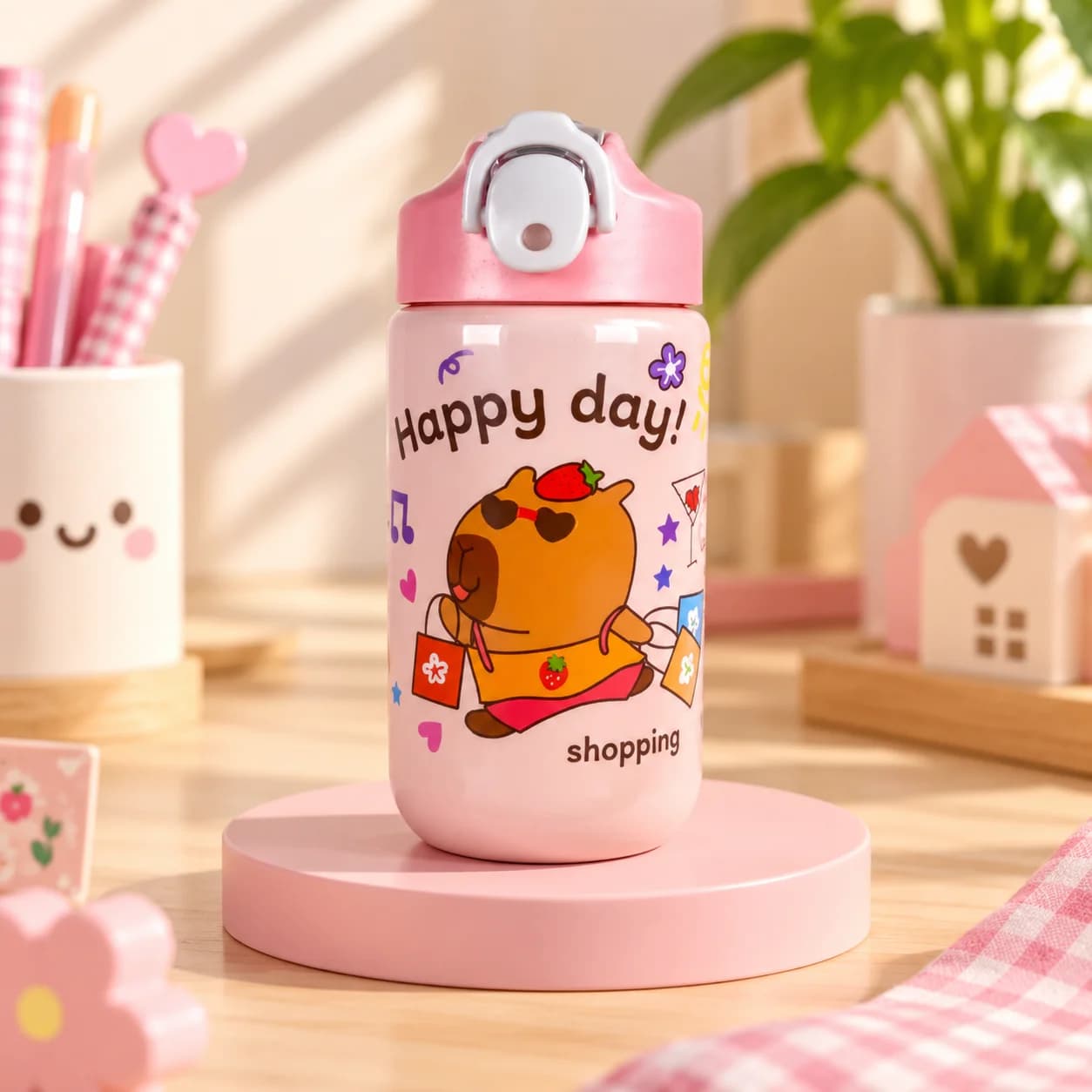 قمقمه happy day – قمقمه ورزشی با طراحی شیک و کاربردی — تصویر ۳