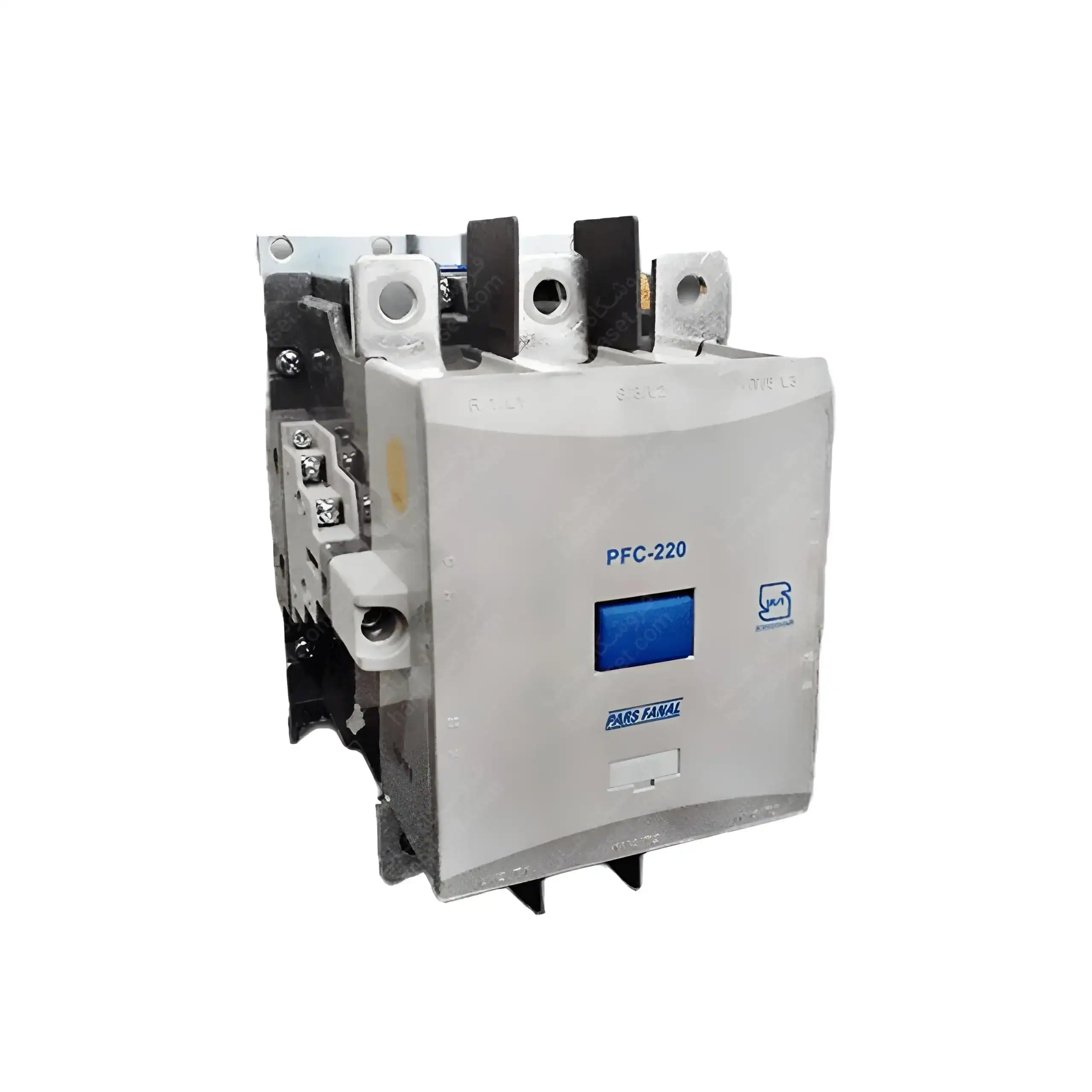 کنتاکتور 220 آمپر، 132 کیلووات، بوبین AC 110-220 مدل 220-PFC پارس فانال