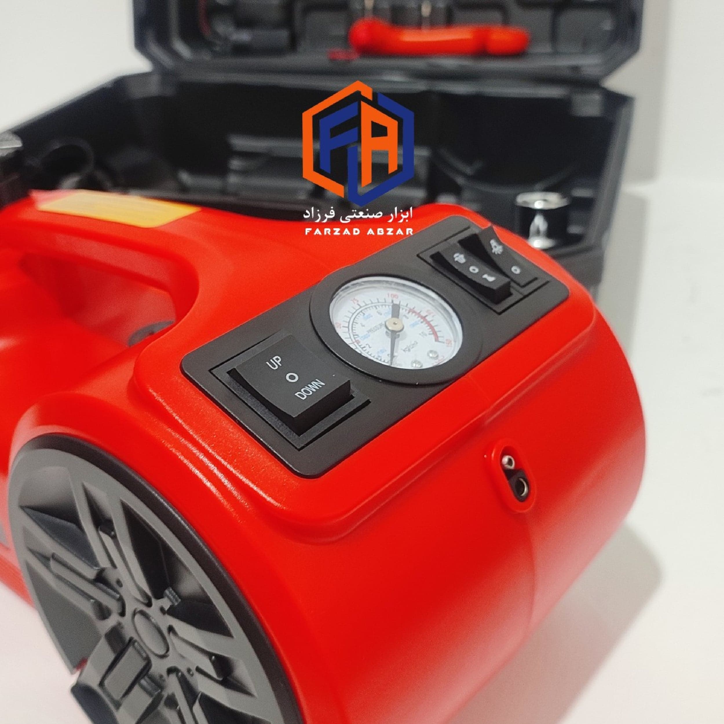 پک کامل آپاراتی جک پمپ باد و بکس برقی مدل Repair tool kit — تصویر ۳