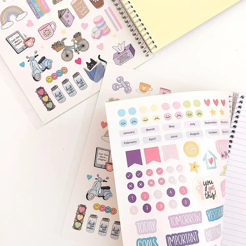 دفتر بخشبندی شده 200 برگ طرح 8 — تصویر ۲