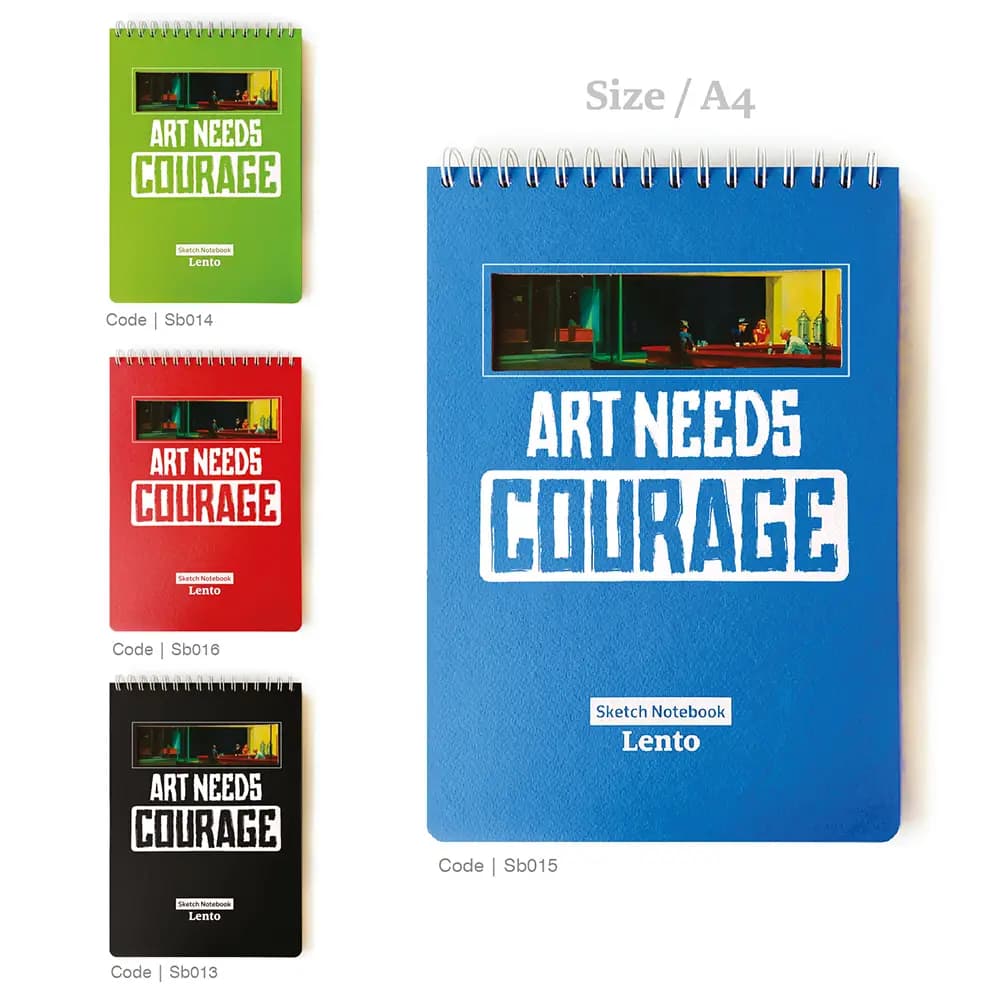 دفتر طراحی سونات طرح ART NEEDS COURAGE